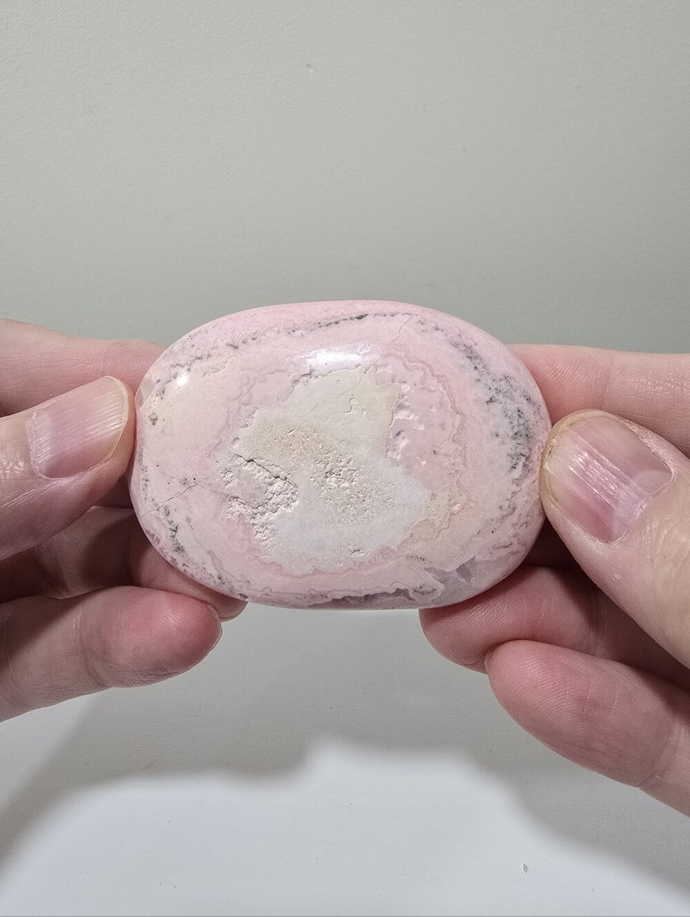 Rhodochrosite Crystal Palmstone #P